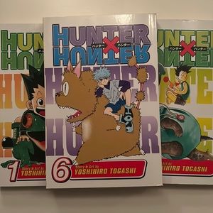 HXH HunterxHunter 3pack mangas volumes: 1,3 and 6
